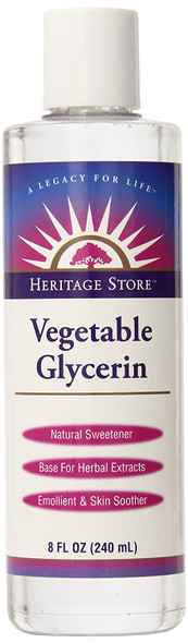 Heritage Store Vegetable Glycerin, 8 Ounce