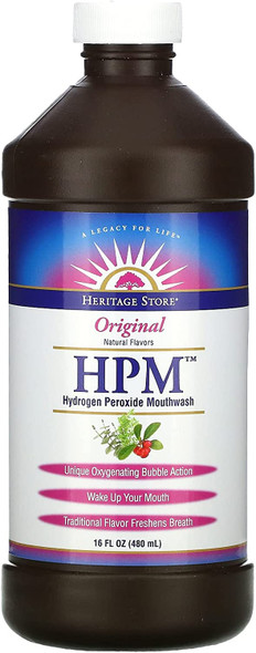 Heritage Arts Mouthwash-Hydrogen Peroxide Heritage Liquid Store, 16 Ounce