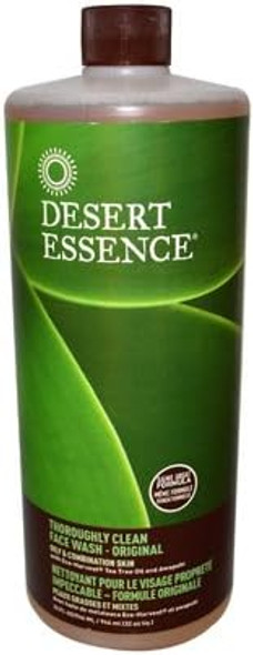 Desert Essence Thoroughly Clean Face Wash, 32 Ounce - 3 per case.