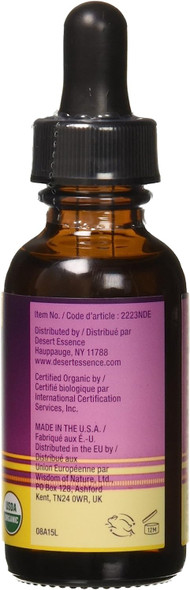 Desert Essence Restorative Face Oil - 0.96 Fl Ounce - Restores Skin Moisture - Hydrating Oil - Reduces Dryness - Jojoba, Evening Primrose, Palmarosa, Argon Oil - Dry and Mature Skin