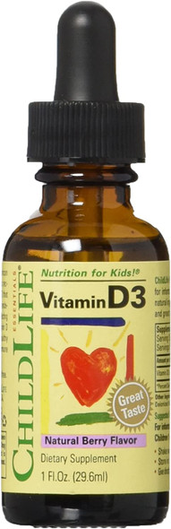 ChildLife Essentials - Vitamin D3 Mixed Berry 1 oz [Health and Beauty]