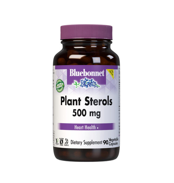 BlueBonnet Nutriton Plant Sterols 500mg, White, 90 Count