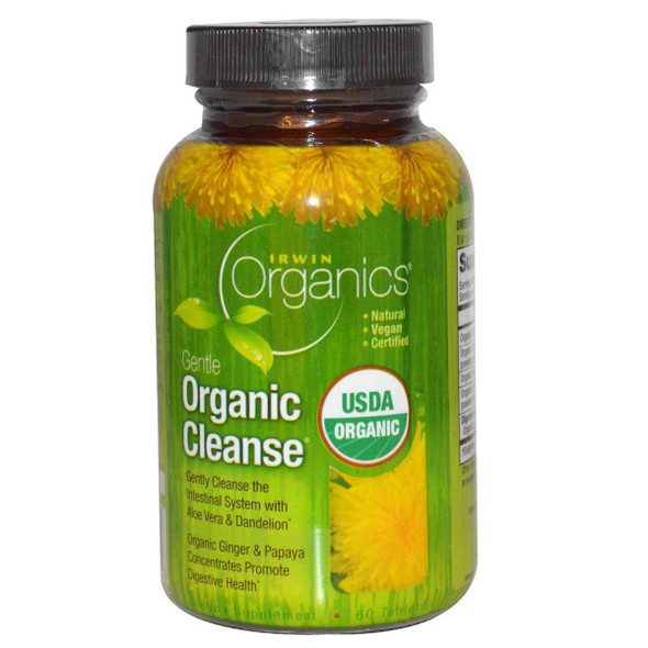 Irwin Naturals Organic Internal Cleanse and Detox 60 Tabs