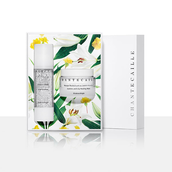 Chantecaille Jasmine & Lily Healing Mask and Vital Essence Serum: Botanical Essentials