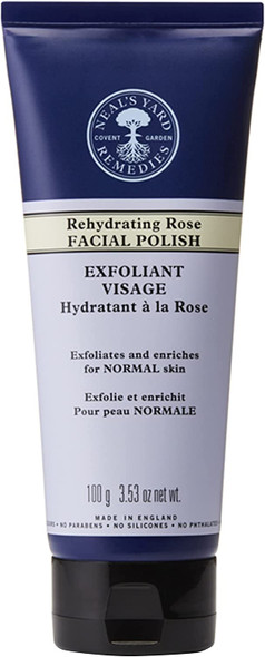 Neal's Yard Remedies Rose Facial Polish | Feel Deeply Cleansed from Everyday Impurities | 100g