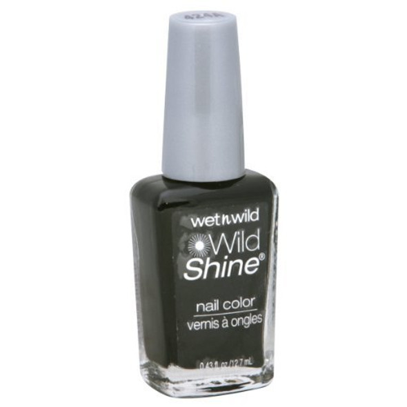 Wet N Wild Shine Nail Color: Black