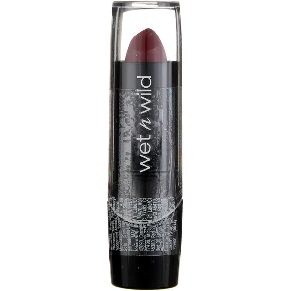 Wet n Wild Silk Finish Lipstick, Dark Wine 536A 0.13 oz (Pack of 4)