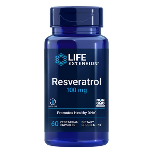 Life Extension Resveratrol 100Mg 60 Capsules