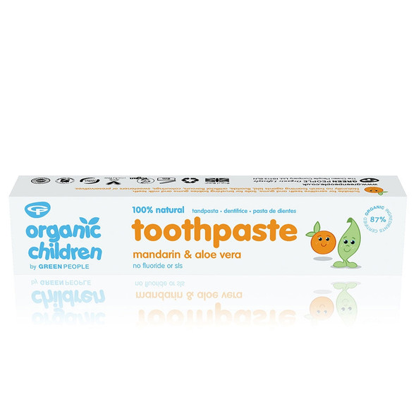 Green People Organic Children Mandarin & Aloe Vera Toothpaste 50ml