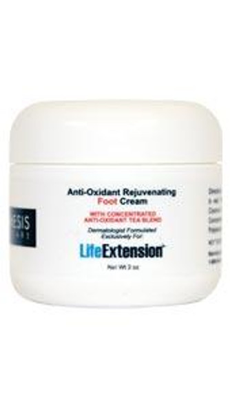 Life Extension Anti-Oxidant Rejuvenating Foot Cream 2 oz