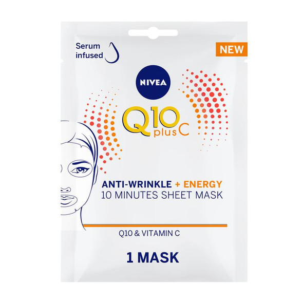 Q10 Plus C Anti-Wrinkle + Energy Sheet Mask Q10 & Vitamin C 1pc