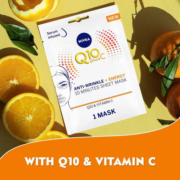 Q10 Plus C Anti-Wrinkle + Energy Sheet Mask Q10 & Vitamin C 1pc