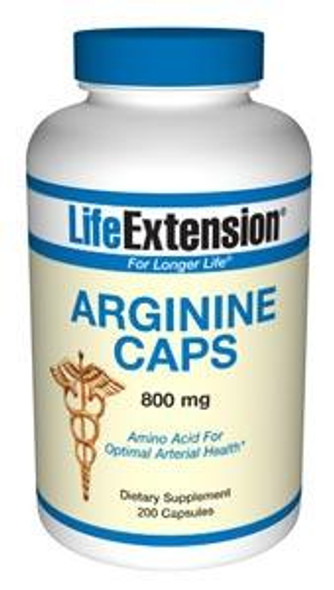 Life Extension Arginine 800 mg 200 Caps