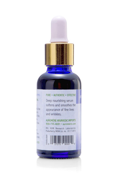 Auromere Ayurvedic Wrinkle Serum - Cruelty Free, All Natural, Non GMO, Rejuvenating for All Skin Types (1.18 fl oz)