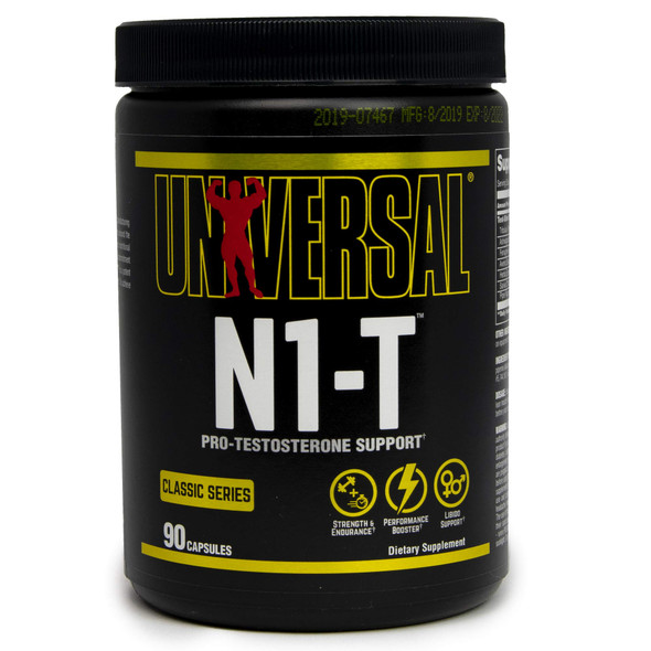 Universal Nutrition N1-T Natural Hormone Enhancer 90 Capsules, 90 Count (Pack of 1), P550