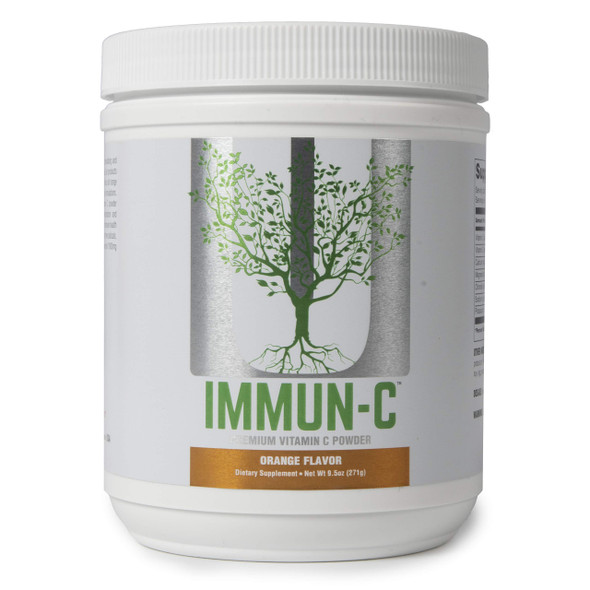Universal Nutrition Immun-C Sports Nutrition Immune Support - Vitamin C & D Powder, Magnesium, Electrolytes and More, Orange Flavor, 100 Scoops