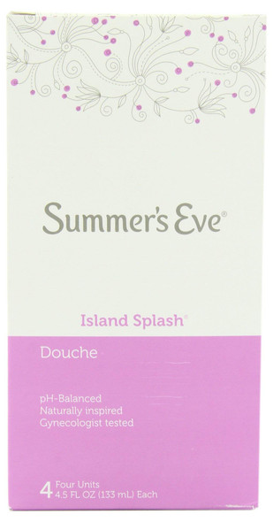 Summer's Eve Douches Island Splash 4 Each (Pack of 3)