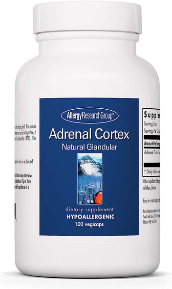 Allergy Research Group- Adrenal Cortex 100 Mg 100 Vcaps