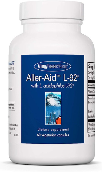 Allergy Research Group- Aller-Aid L-92 60 Vegcaps