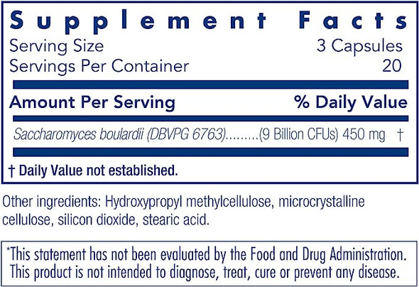 Allergy Research Group- Saccharomyces Boulardii 120 Vegcaps