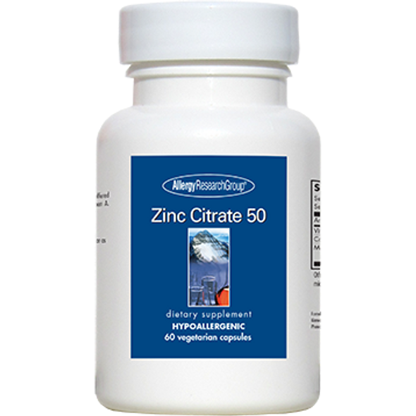 Allergy Research Group- Zinc Citrate 50 mg 60 caps