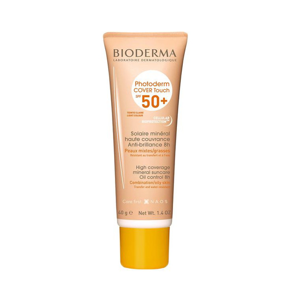 Bioderma Photoderm COVER Touch SPF 50+ Mineral Sun Cream Light Tint 40g