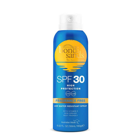 SPF30 Aerosol Mist Spray Fragrance Free 160g