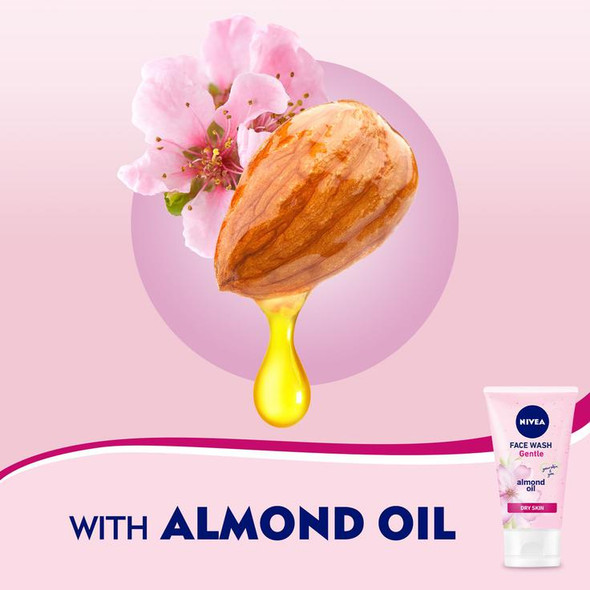 Gentle Face Wash Dry Skin Almond Oil 150ml