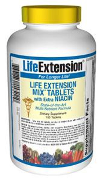 Life Extension Mix Tabs With Extra Niacin 100 Tabs