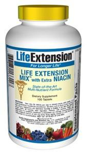 Life Extension Mix With Extra Niacin 100 Tabs