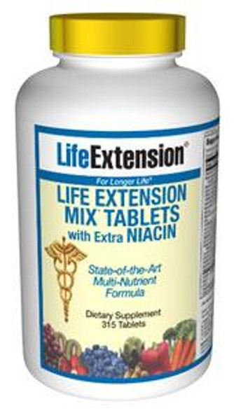 Life Extension Mix With Extra Niacin 315 Tabs