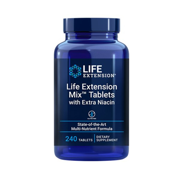 Life Extension Mix with Extra Niacin without Copper 100 Tabs