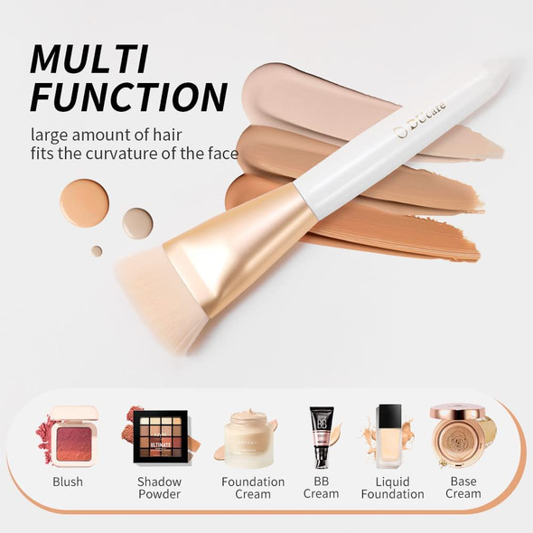 DUcare Foundation Brush Kabuki Makeup Tools Blending Brushes for Face Liquid Cream Powder - Buffing and Stippling & Concealer