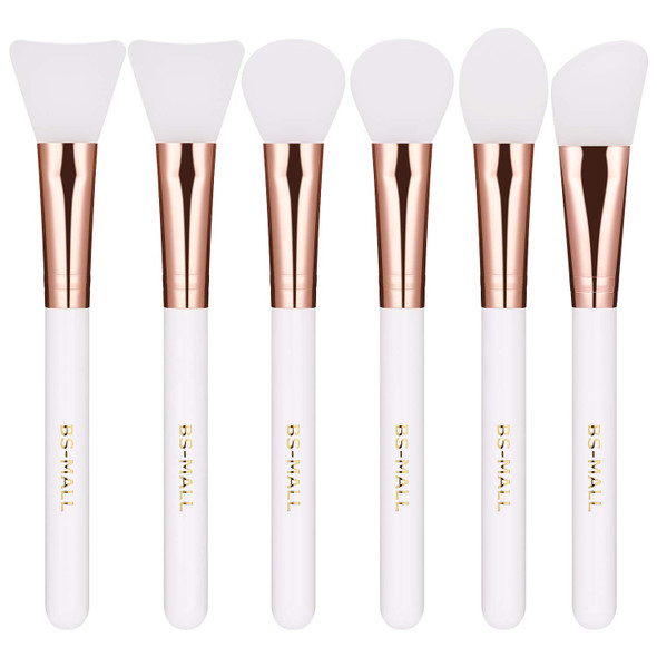 BS-MALL Face Mask Brush 6 Pcs (White)