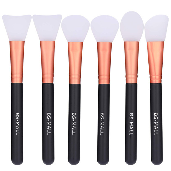 BS-MALL Face Mask Brush 6 Pcs (Rose)