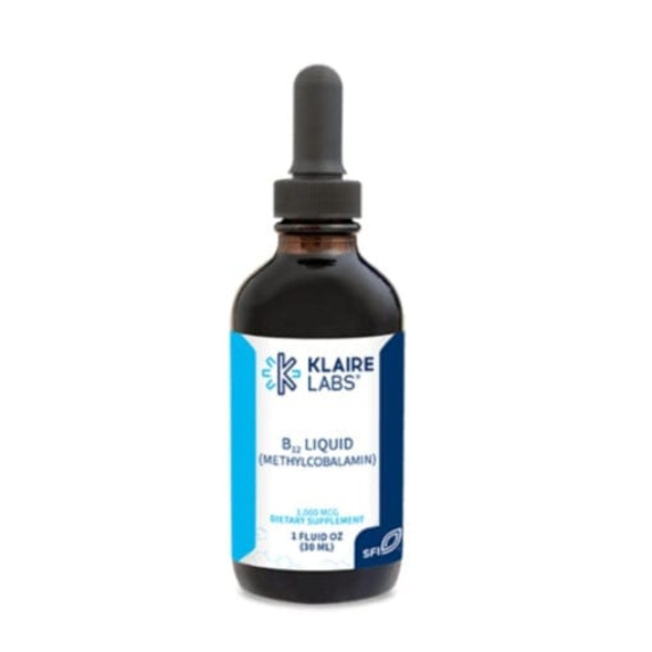 Klaire Labs- B12 Liquid (methylcobalamin) 1 fl oz