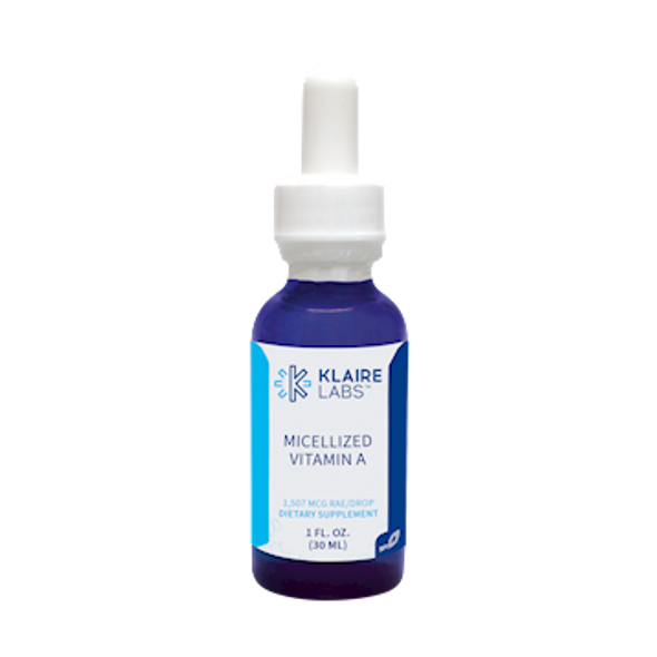 Klaire Labs- Micellized Vitamin A 1 oz