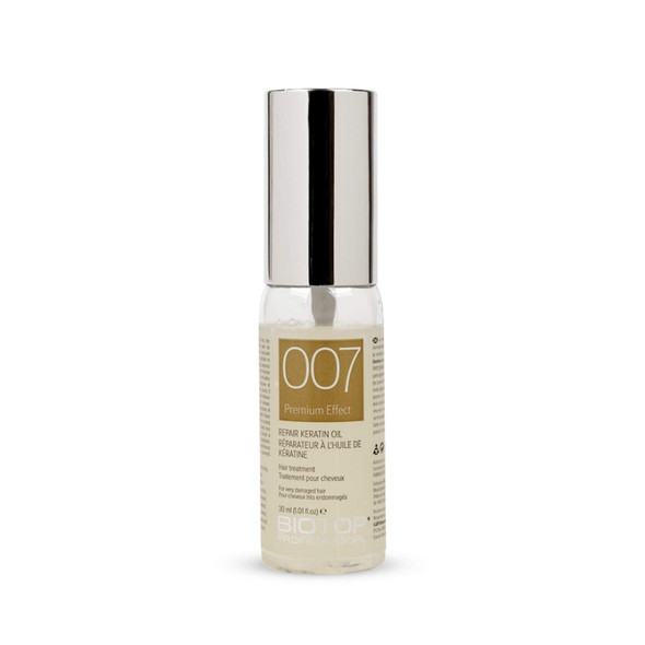 007 Keratin Hair Repair Oil, Hydrating Oil for Very Damaged Hair 1.01 fl oz Biotop Professional