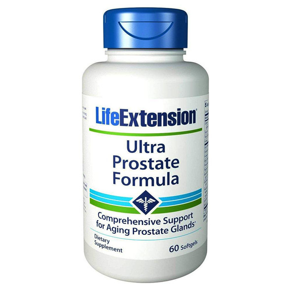 Life Extension Ultra Natural Prostate With Apresflex And Standardized Lignans 60 Softgels