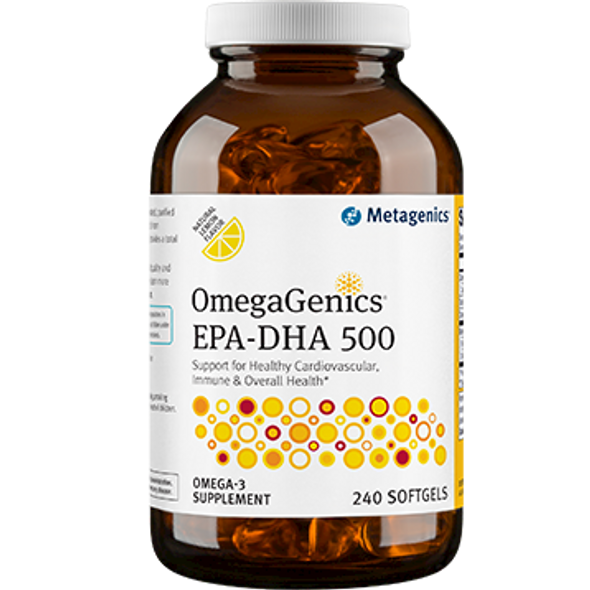 Metagenics- OmegaGenics EPA-DHA 500 Lemon 240 gels