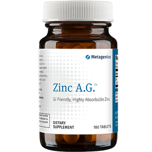 Metagenics- Zinc A.G. 20 mg 180 tabs