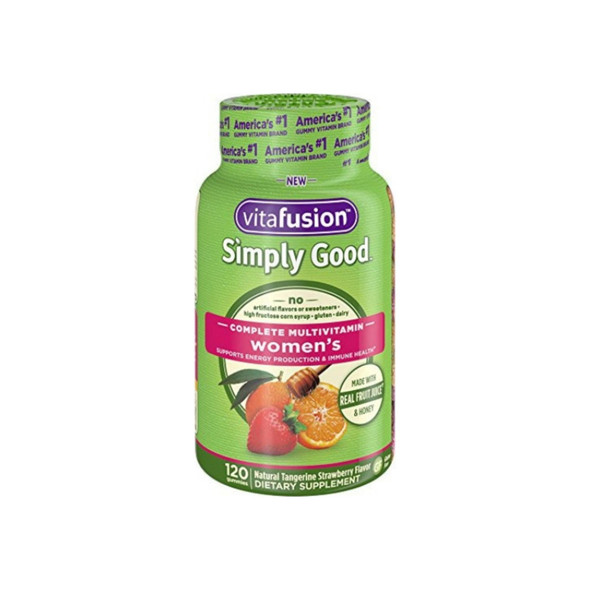 Vitafusion Simply Good Women's Complete Multivitamin Gummy Vitamins, 120 ea