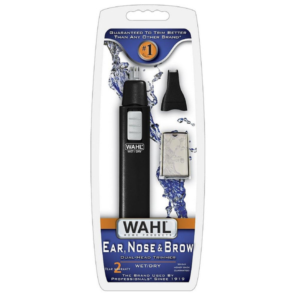 Wahl Ear, Nose & Brow Dual-Head Wet/Dry Trimmer 1 ea