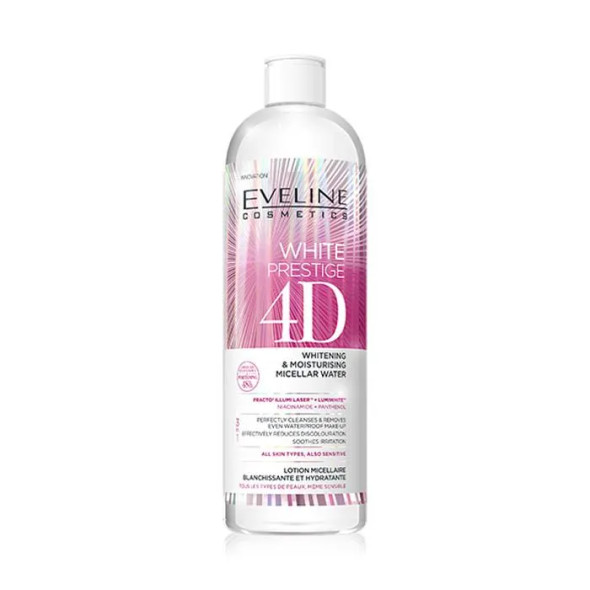 Eveline White Prestige 4D Whitening & Moisturizing Micellar Water 400 ml