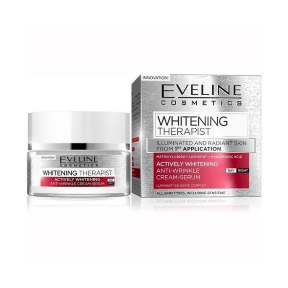 Eveline Whitening Therapist Day And Night Cream-Serum 50 ml