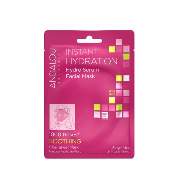 Andalou Instant Hydration Hydro Serum Facial Mask - 6 Pieces