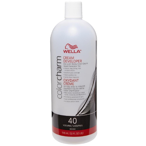 Wella Color Charm Creme Developer, Volume [40] 32 oz