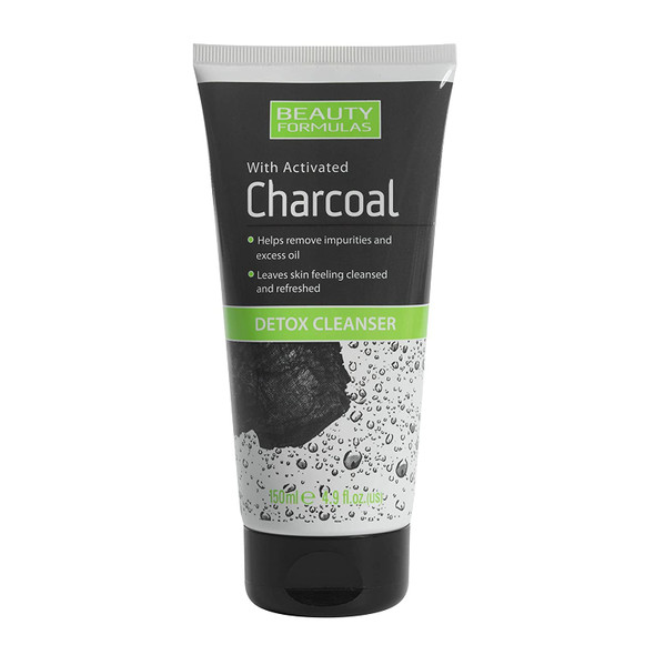 Beauty Formulas Charcoal Detox Cleanser 150 ml