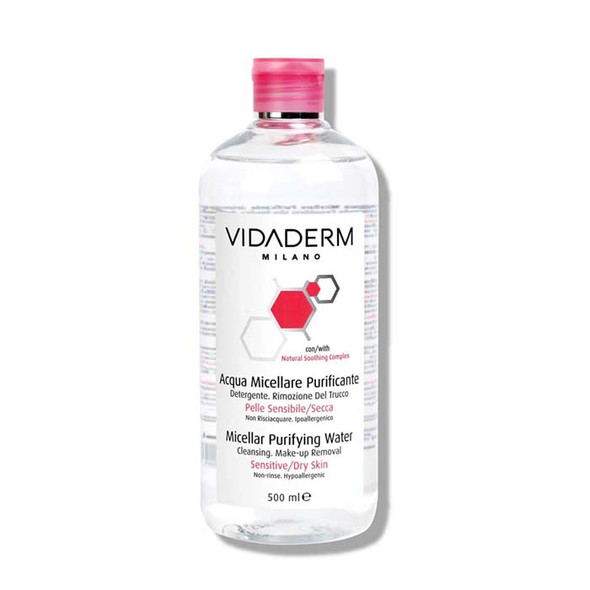 Vidaderm Micellar Purifying Water Sensitive/Dry Skin 500ml