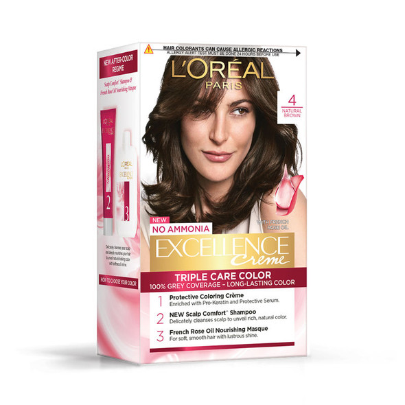 Loreal Excellence Cream 4 Natural Brown